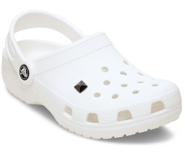 Dark Silver Pyramid Stud