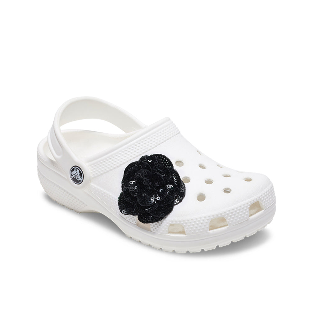 Black Sequin Flower