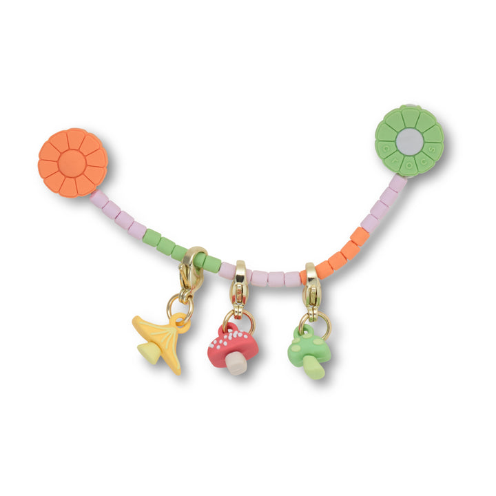 Pastel Floral Mushroom Chain