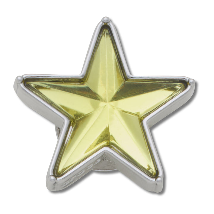 Silver and Green SMT Gem Star