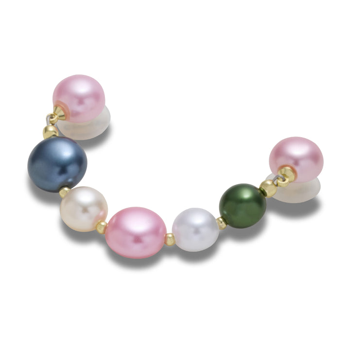 Multi Colored Pearl Chain