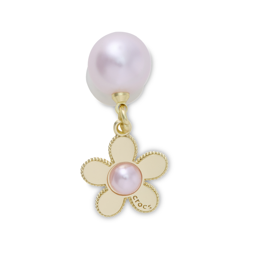 Pink Pearl and Gold Flower