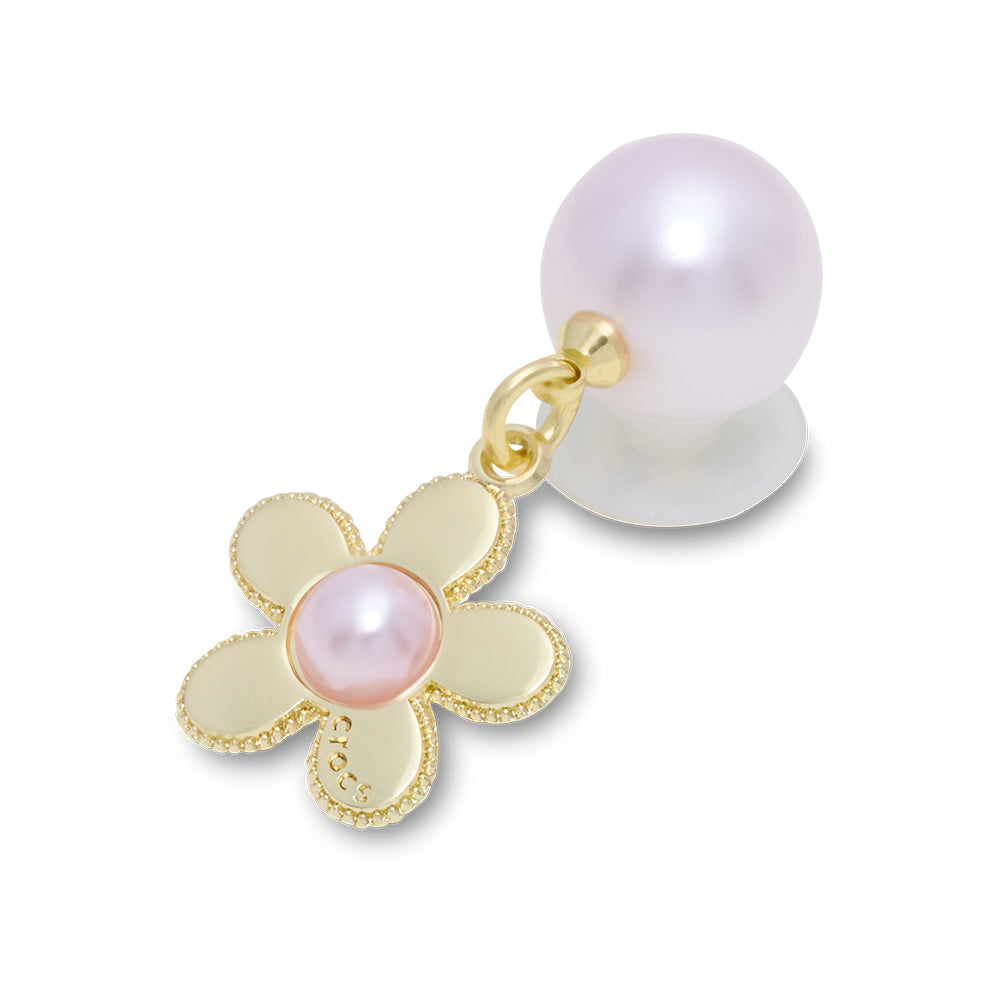 Pink Pearl and Gold Flower