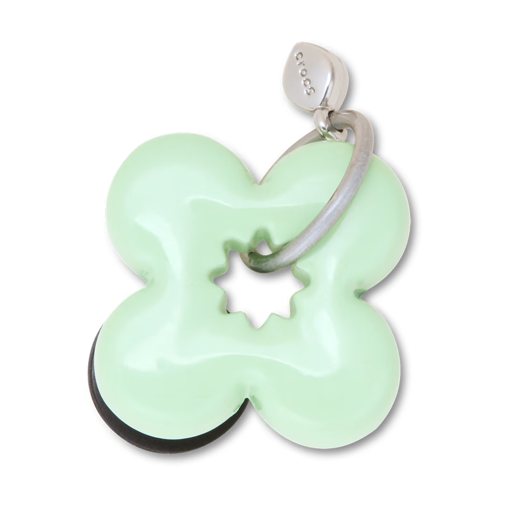 Green Meta Flower Dangle