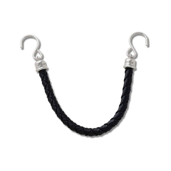 Silver VG Leather Rivet Chain