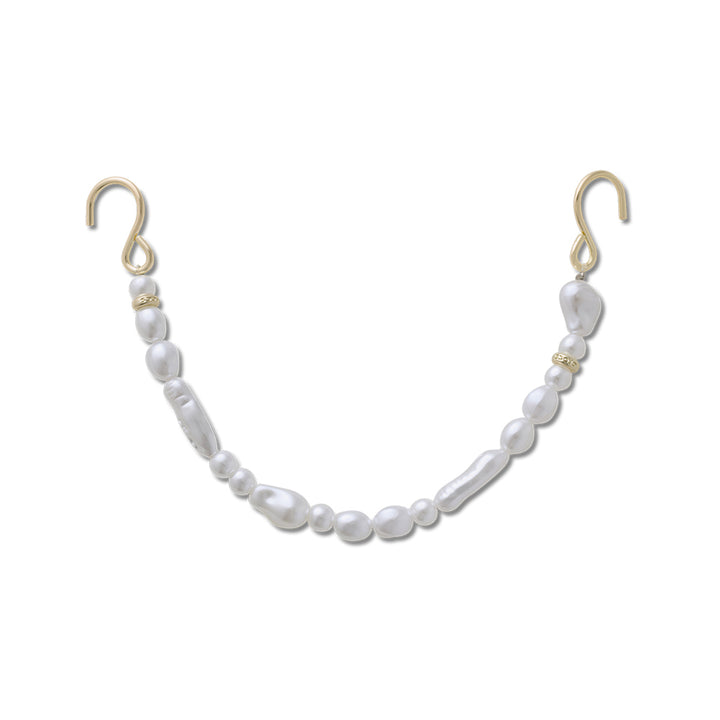 Gold SMT Pearl Rivet Chain