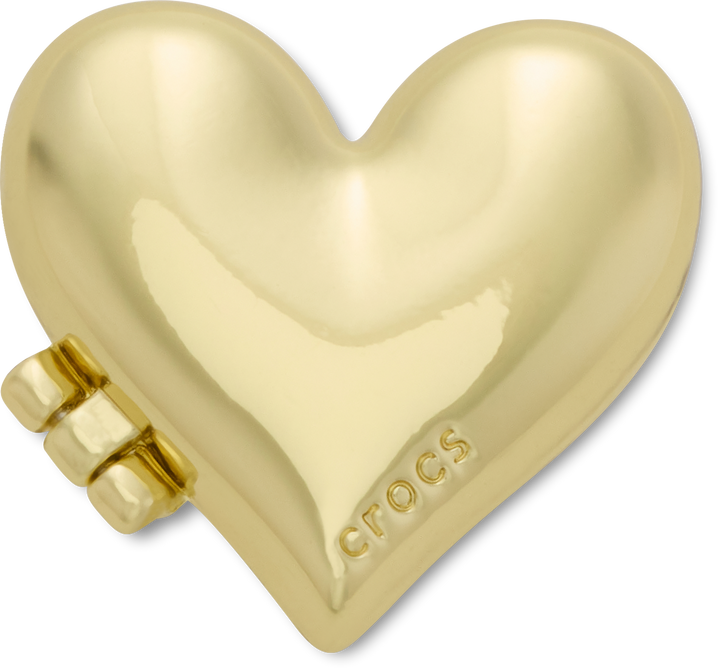Gold Bubble Locket Heart