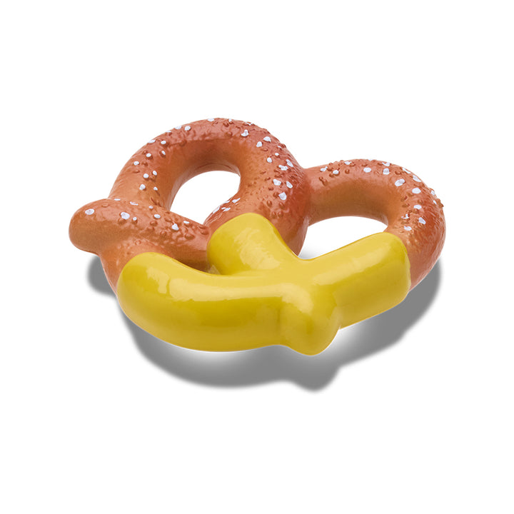 Pretzel Dipped in Mustard