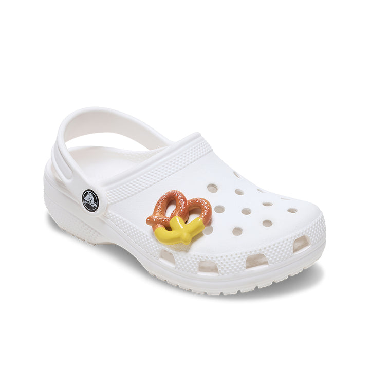 Pretzel Dipped in Mustard