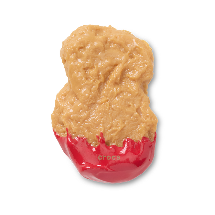 Chicken Nugget Dipped Ketchup