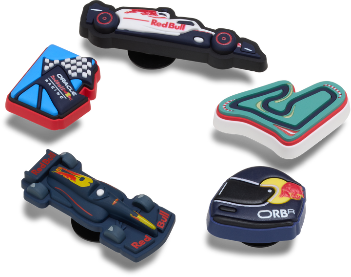 Oracle Red Bull Racing Crocs 5 Pack Jibbitz