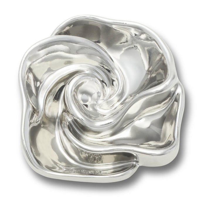 Silver Flower Swirl
