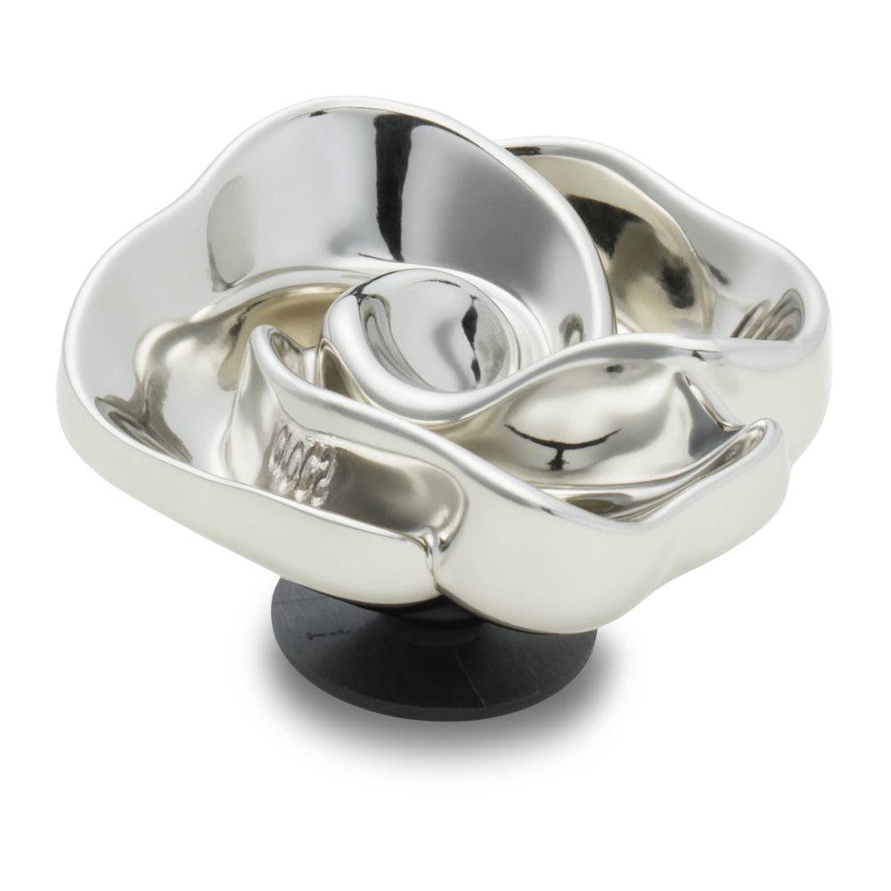 Silver Flower Swirl