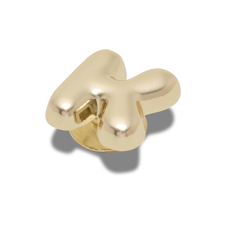 Gold Bubble Letter K