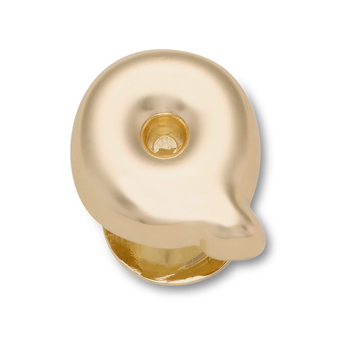 Gold Bubble Letter Q