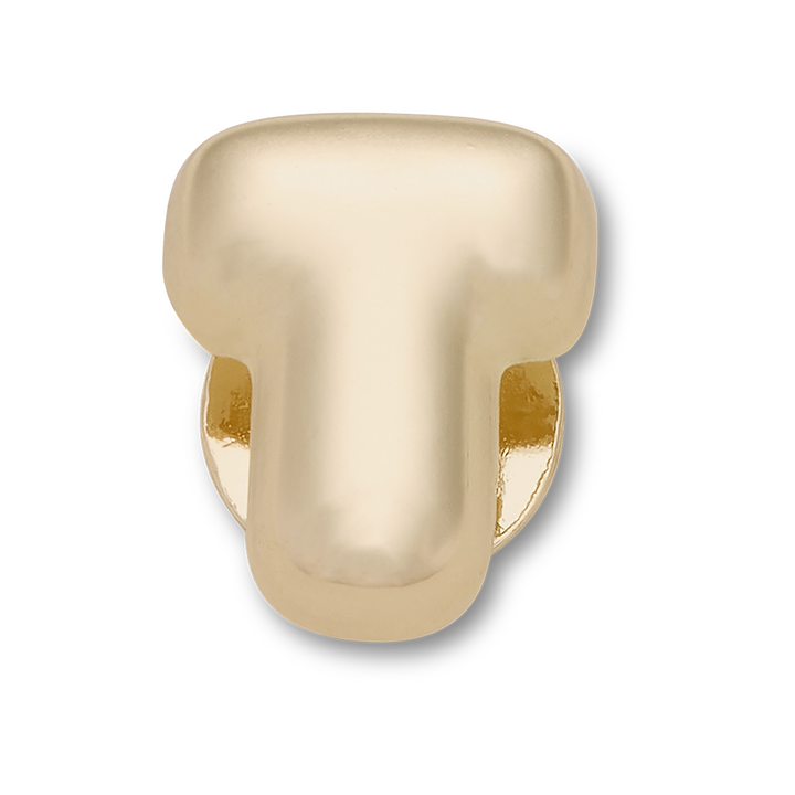 Gold Bubble Letter T