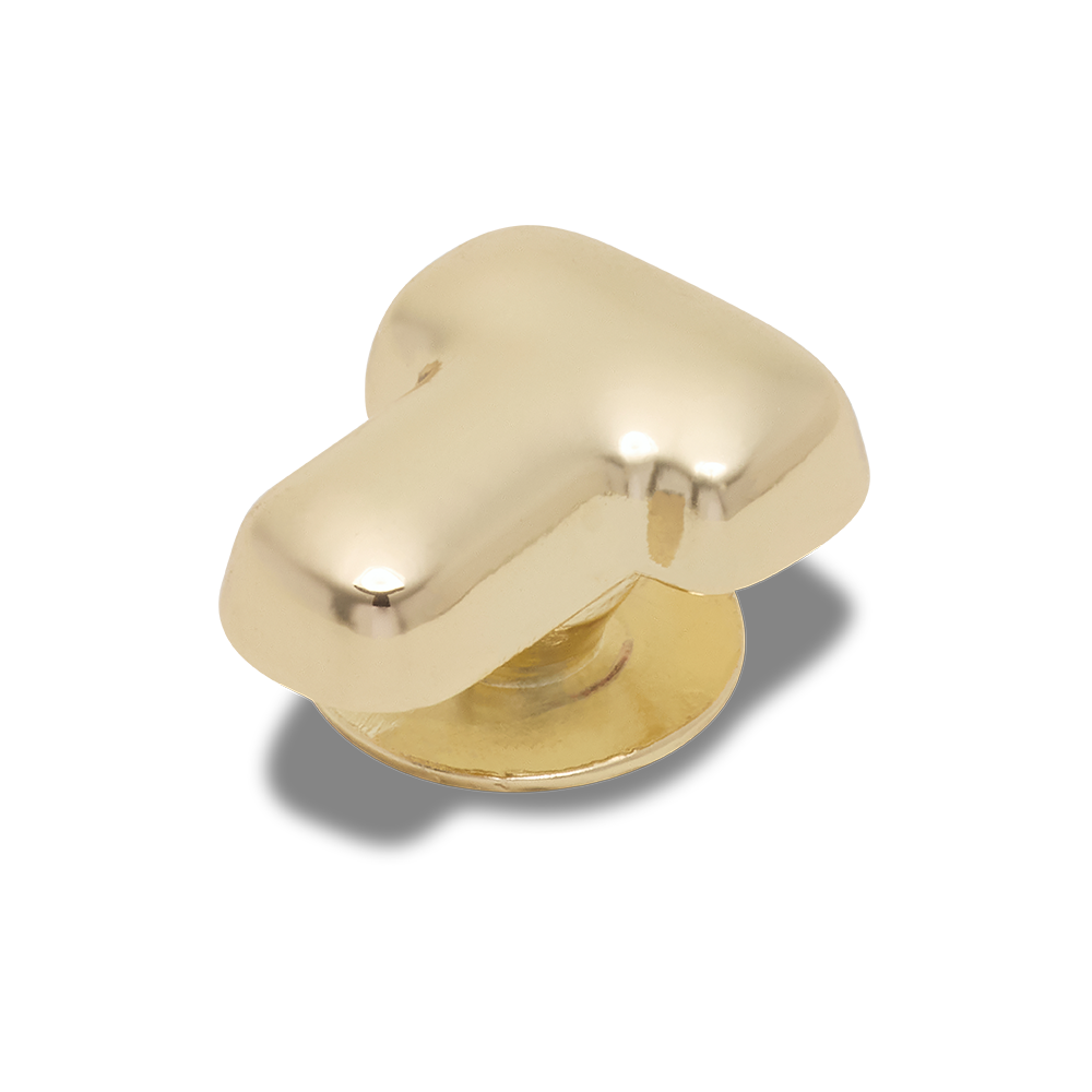 Gold Bubble Letter T