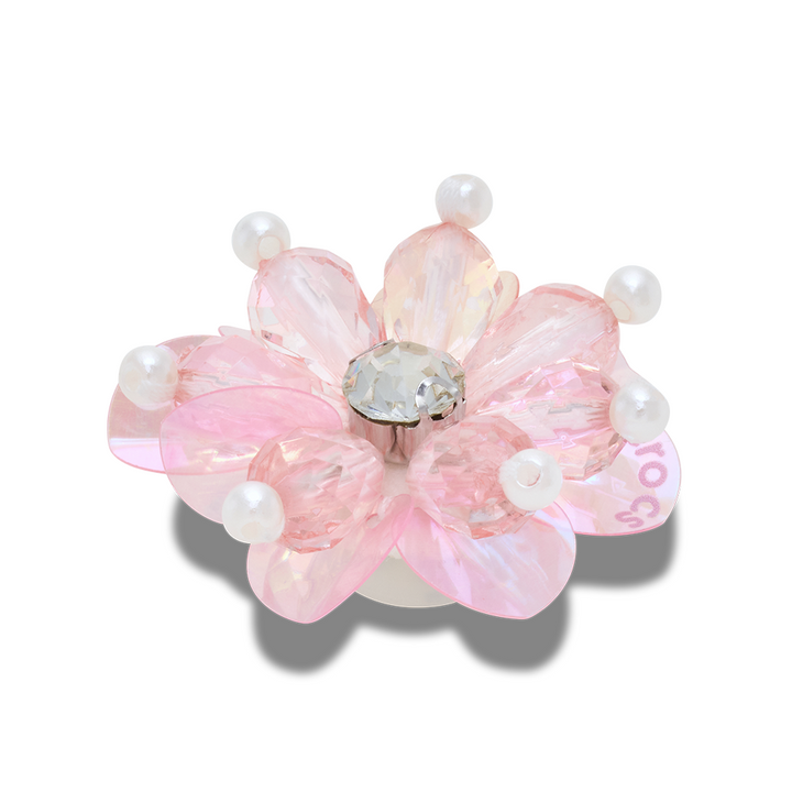 Pink Sequin and Pearl Flower