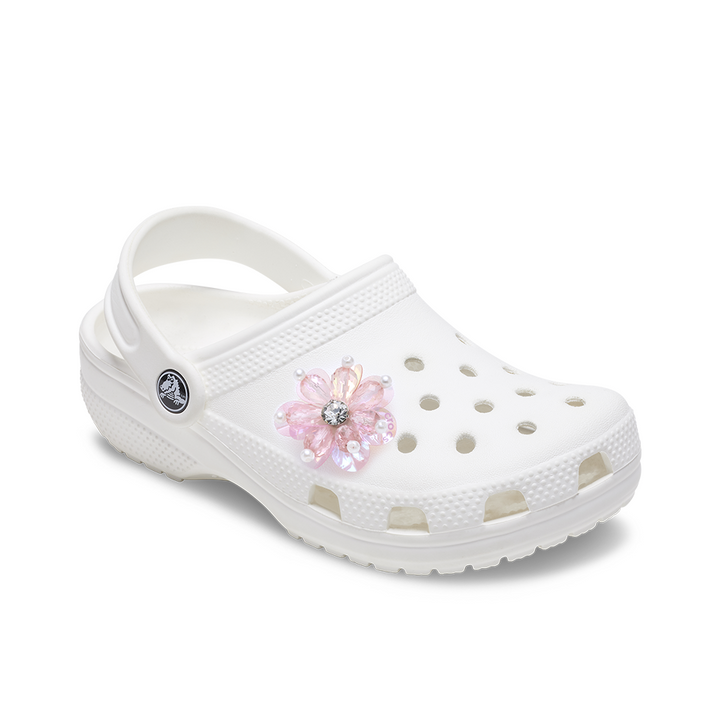 Pink Sequin and Pearl Flower