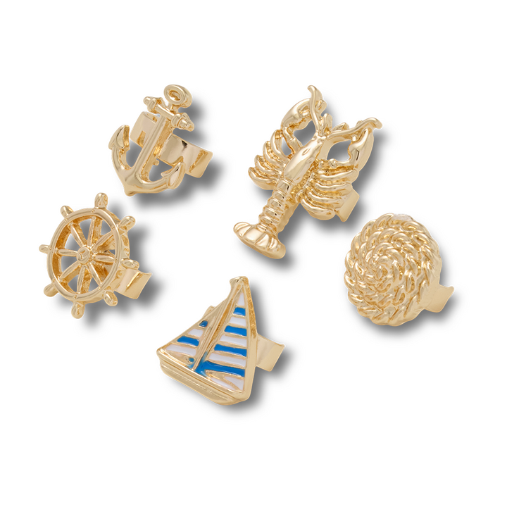 Sandal C Charms Nautical Icon 5 Pack