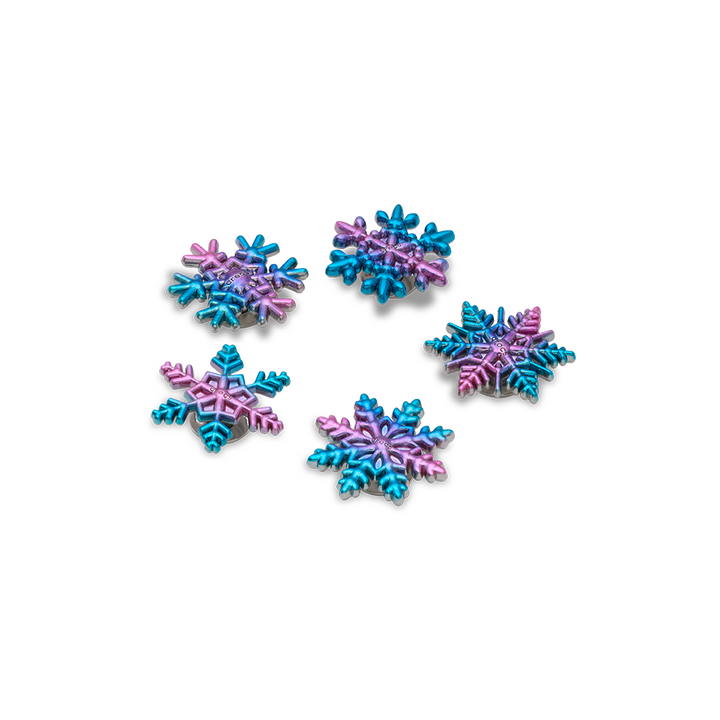 Elevated Gradient Snow Flakes 5 Pack