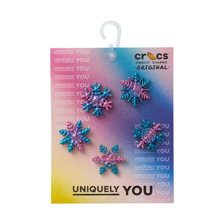 Elevated Gradient Snow Flakes 5 Pack