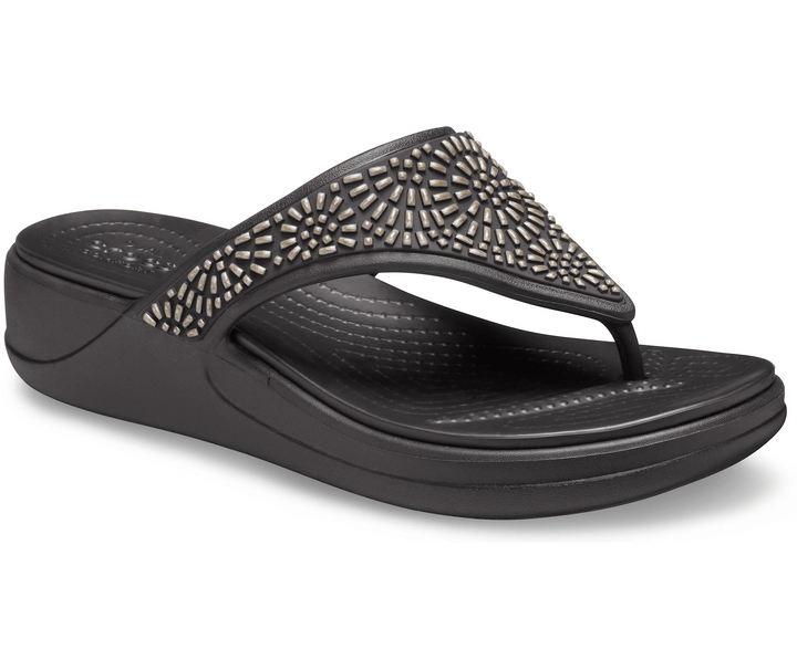 Women's Monterey Diamante Wedge Flip