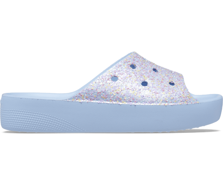 Women's Classic Platform Glitter Slide