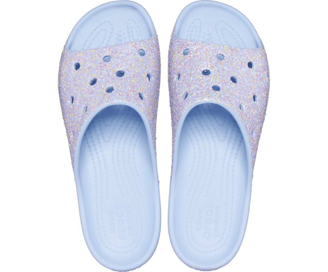 Women's Classic Platform Glitter Slide