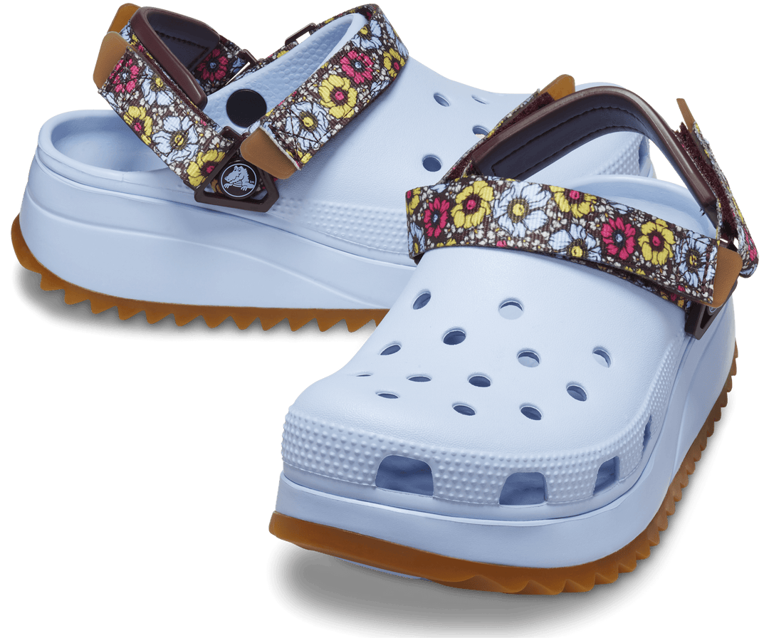 Hiker Retro Floral Clog