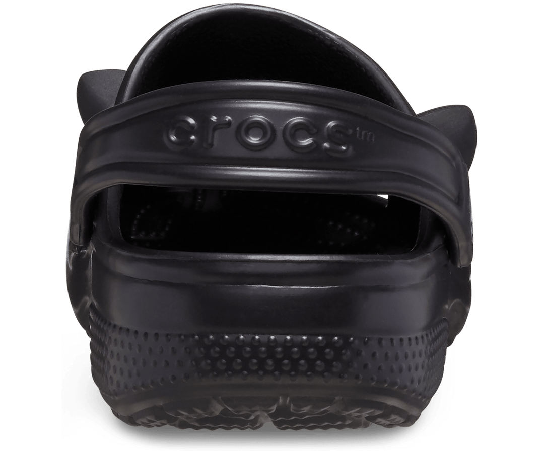 Toddler's Classic Glow-In-the-Dark Black Cat Clog