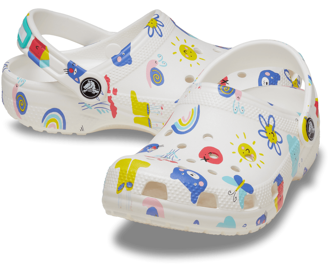 Kids' Classic Doodle Print Clog