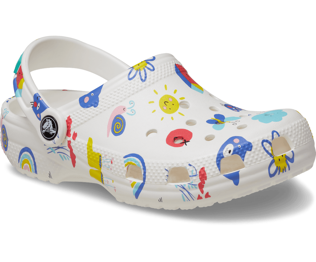 Kids' Classic Doodle Print Clog