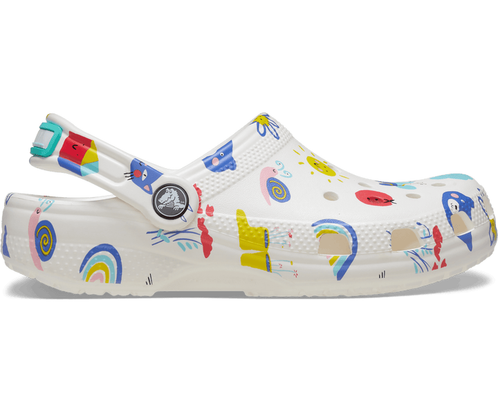 Toddler's Classic Doodle Print Clog