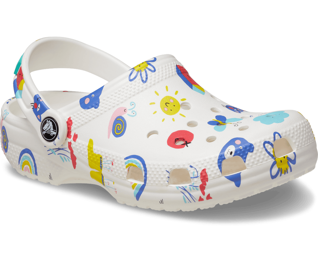 Toddler's Classic Doodle Print Clog