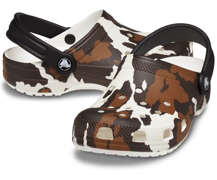 Kids' Classic Cow Print Clog