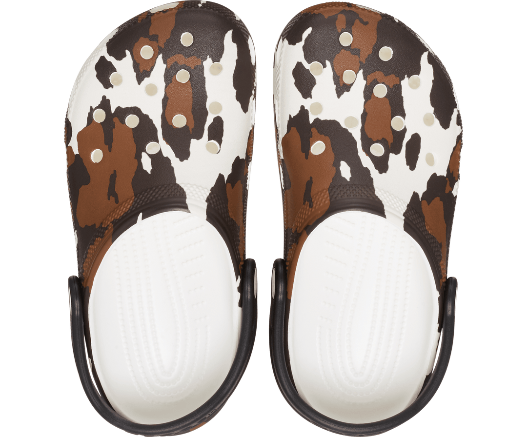 Kids' Classic Cow Print Clog