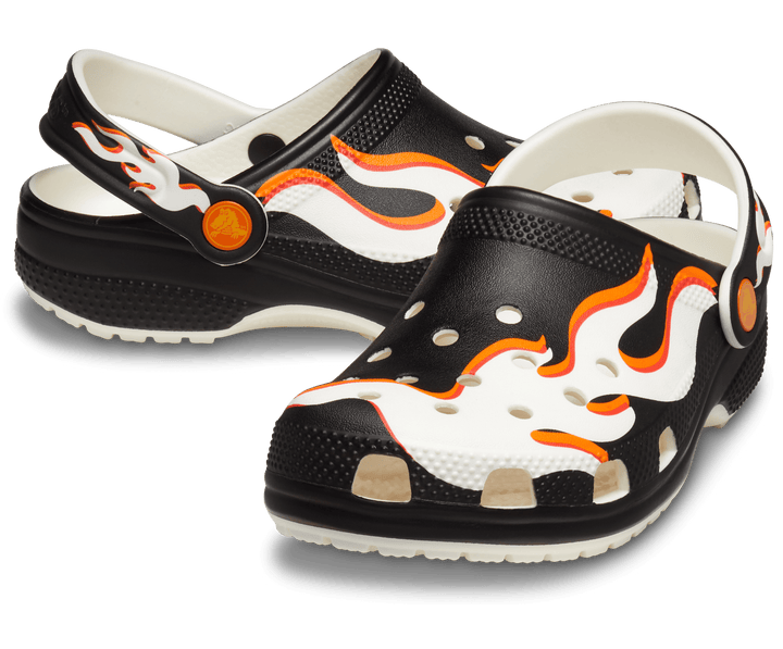 Kids’ Classic Glow-in-the-dark Flames Clog