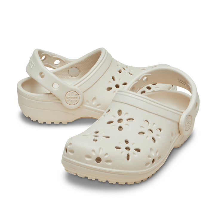 Toddler Classic Floral Cut-Out Clog
