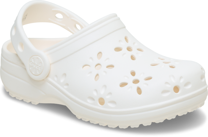 Toddler Classic Floral Cut-Out Clog