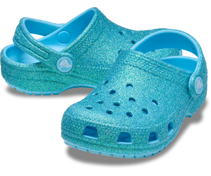 Toddler's Classic Iridescent Glitter Clog