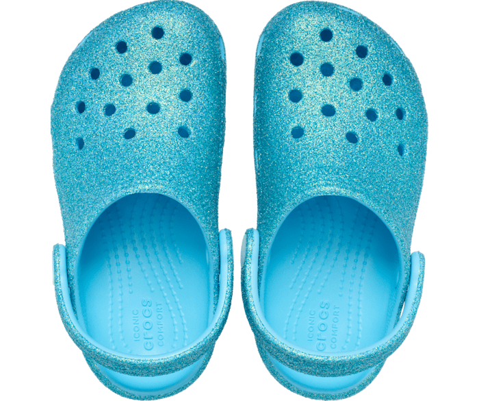 Toddler's Classic Iridescent Glitter Clog