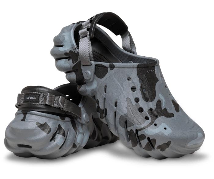 Echo Duck Camo Clog - Charcoal/Black