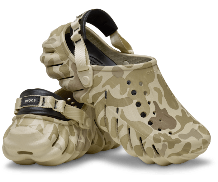 Echo Duck Camo Clog - Bone/Black