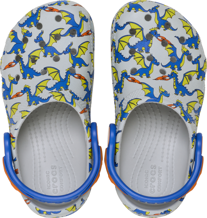 Toddler Classic Dragon Graphic Clog
