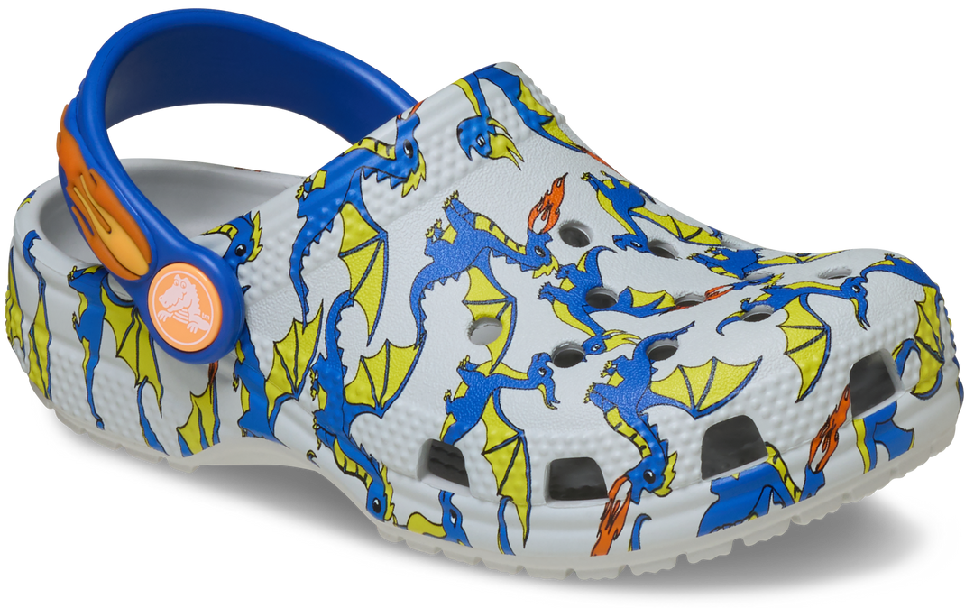Toddler Classic Dragon Graphic Clog