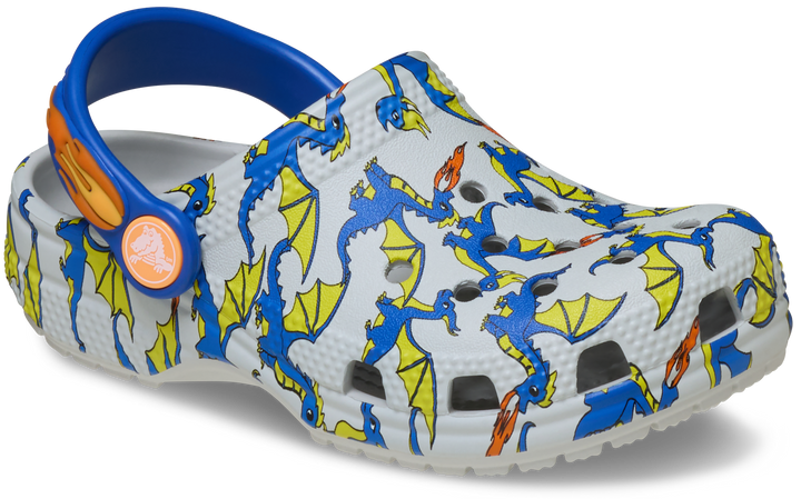 Toddler Classic Dragon Graphic Clog