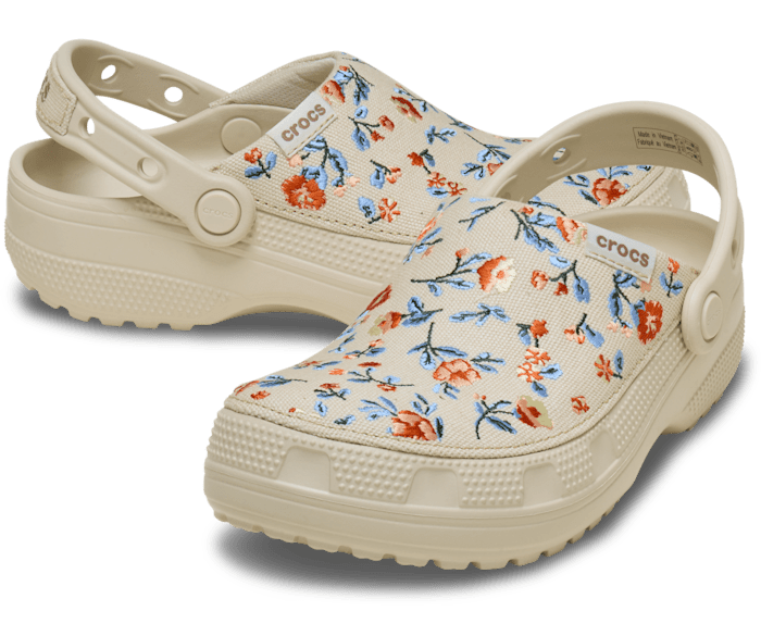 Classic Crafted Marble Floral Clog
