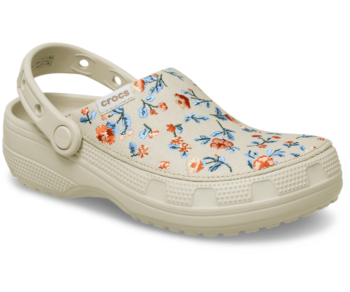 Classic Crafted Marble Floral Clog