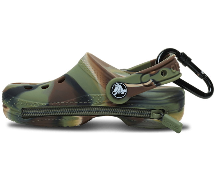 Classic Marbled Clog Pouch Bag Charm